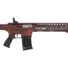 Panzer Arms AR Twelve 12 Gauge Semi-Auto Shotgun with Distressed Red Cerakote Finish 1 16